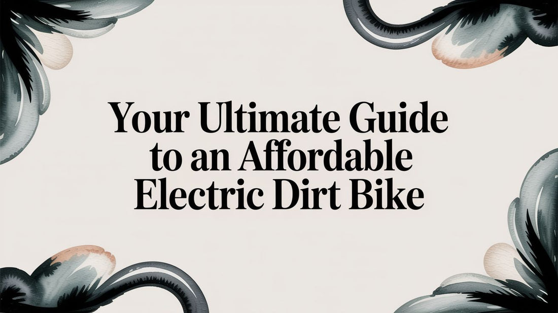 Your Ultimate Guide to an Affordable Electric Dirt Bike