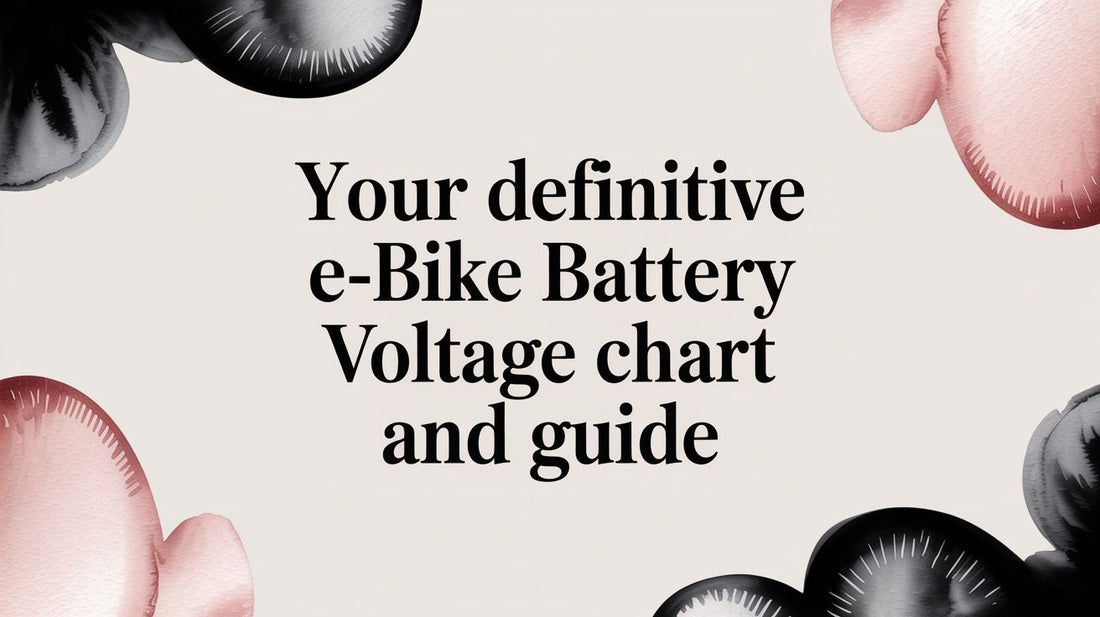 Your Definitive eBike Battery Voltage Chart and Guide