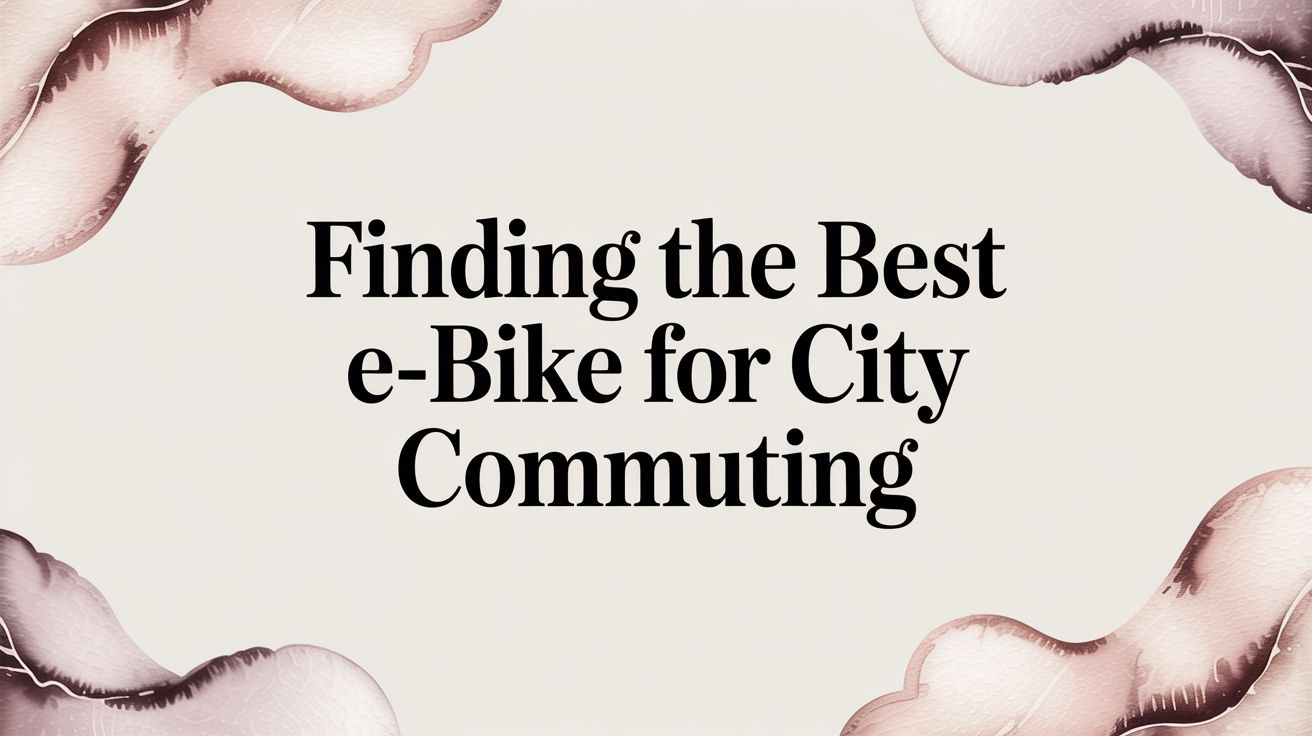 Finding the Best Ebike for City Commuting