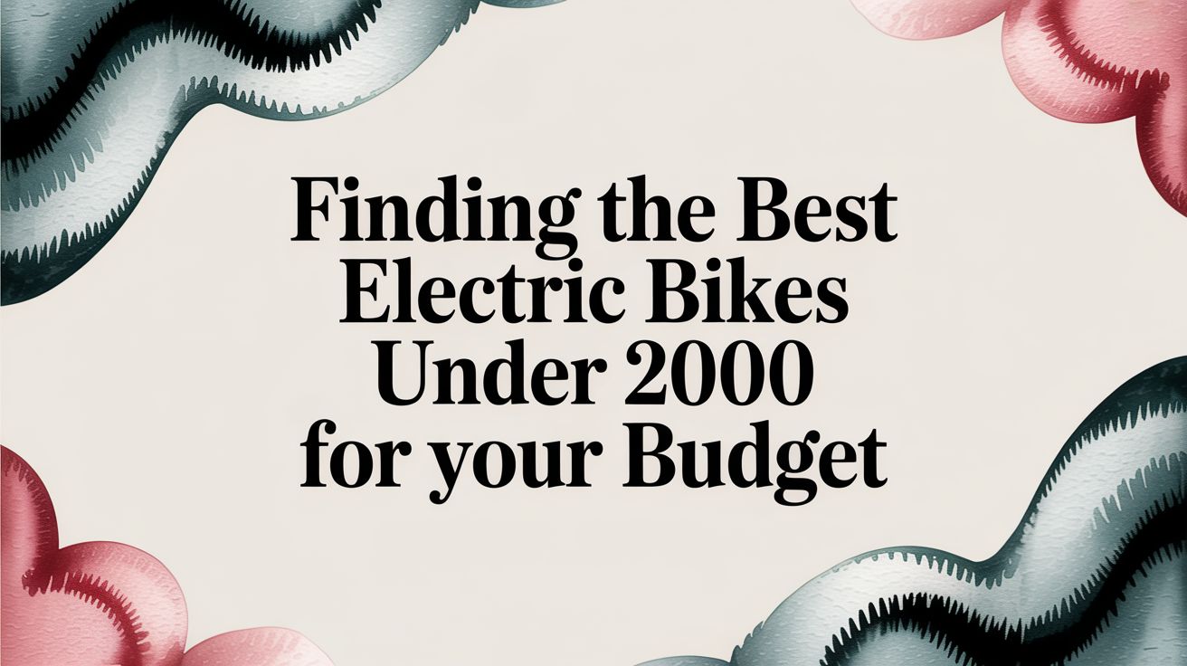 Finding the Best Electric Bikes Under 2000 for Your Budget