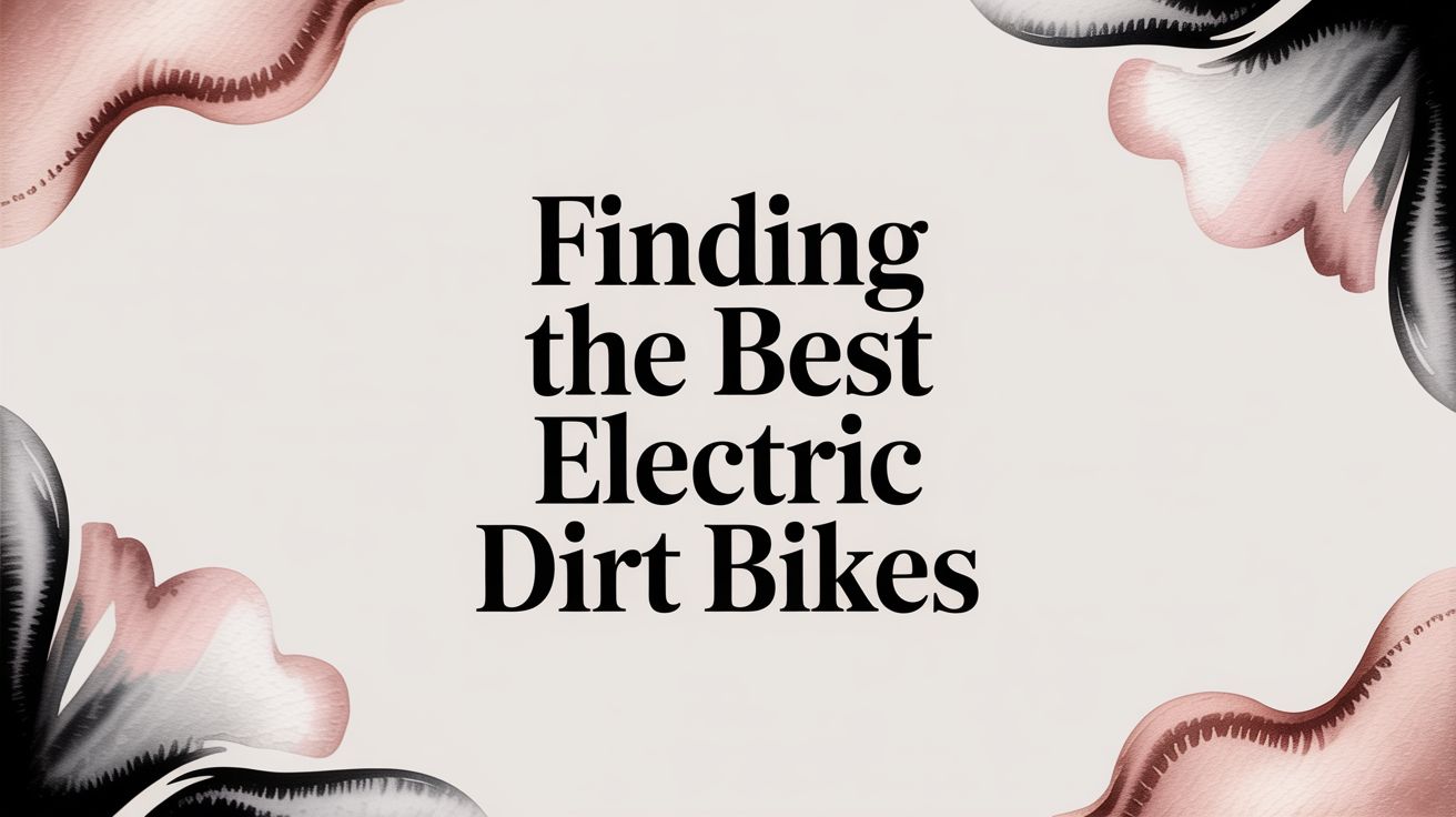 Finding the Best Electric Dirt Bikes