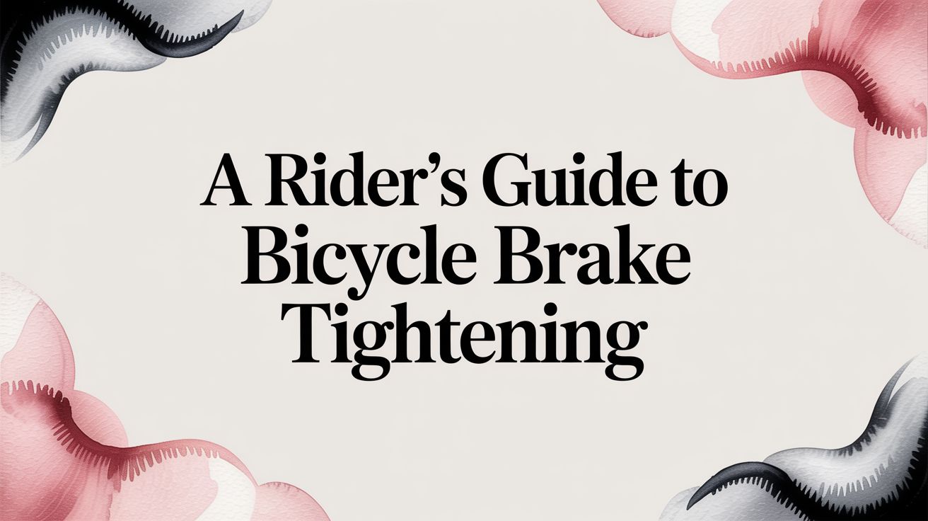 A Rider's Guide to Bicycle Brake Tightening