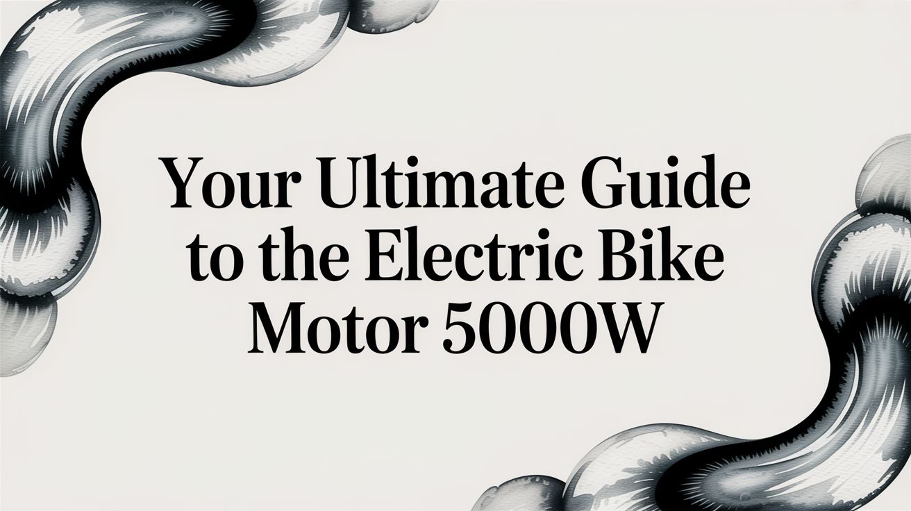 Your Ultimate Guide to the Electric Bike Motor 5000W