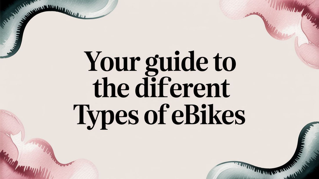 Your Guide to the Different Types of Ebikes